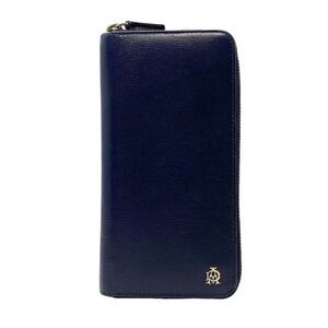 Dunhill Blue Zippy Zip Around Wallet